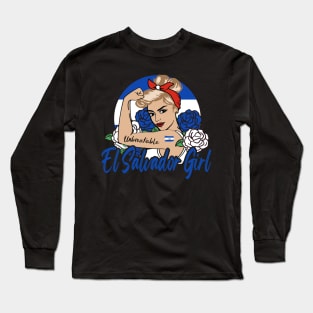 El Salvador Girl Long Sleeve T-Shirt